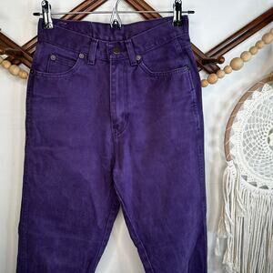 Vintage Jordache Purple Denim Hi Rise Mom Jeans